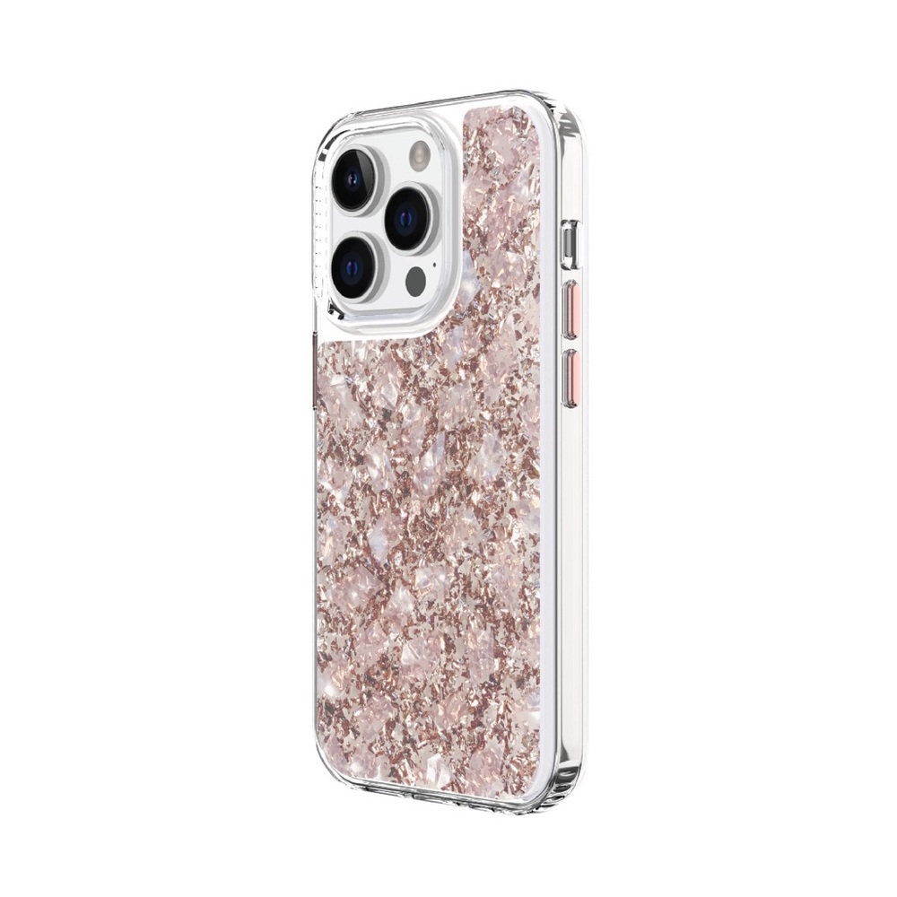Protect onn. Blush Fleck Shell Phone Case for iPhone 14 Pro